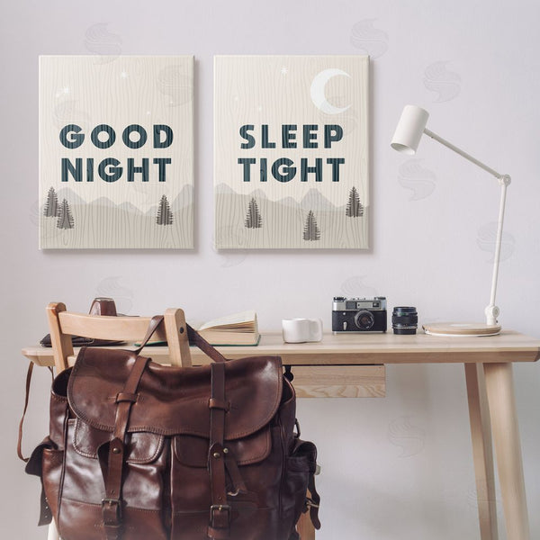 Stupell Industries Stupell Studio | Good Night Sleep Tight Nighttime Mountain Wall Art