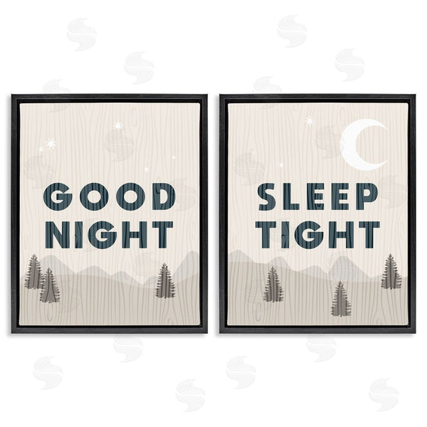 Stupell Industries Stupell Studio | Good Night Sleep Tight Nighttime Mountain Wall Art