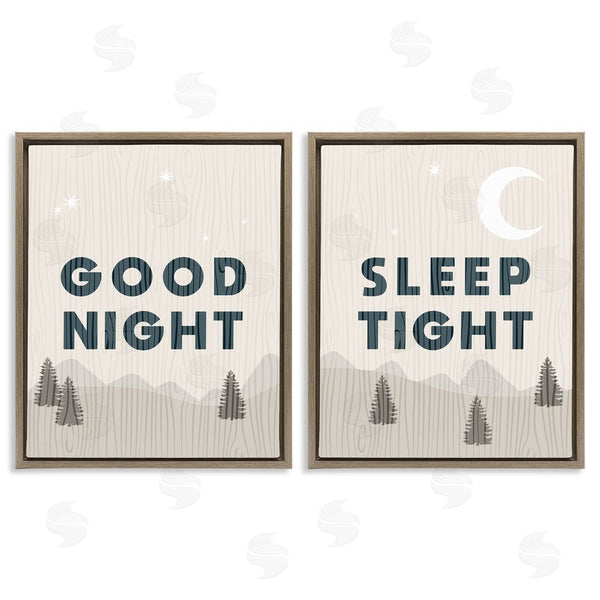 Stupell Industries Stupell Studio | Good Night Sleep Tight Nighttime Mountain Wall Art