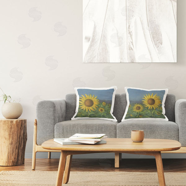 stupell industries Stupell Studio | Gorgeous Sunflower Field Printed Throw Pillow Set