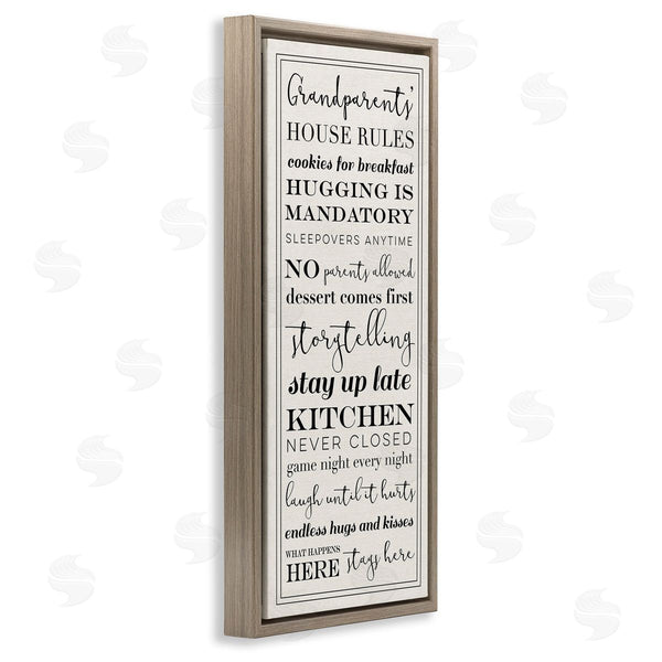 Stupell Industries Stupell Studio | Grandparents House Rules