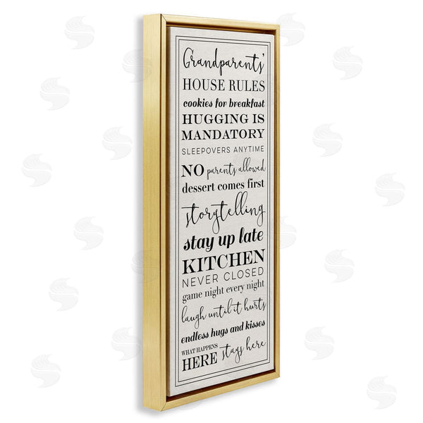 Stupell Industries Stupell Studio | Grandparents House Rules