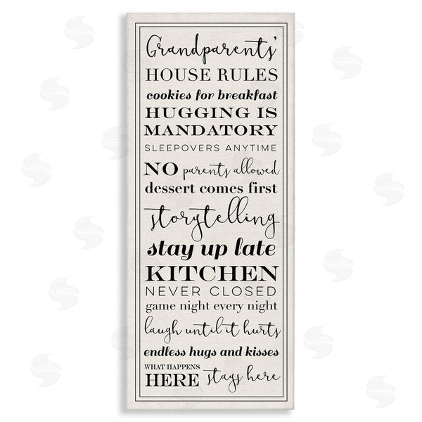 stupell industries Stupell Studio | Grandparents House Rules