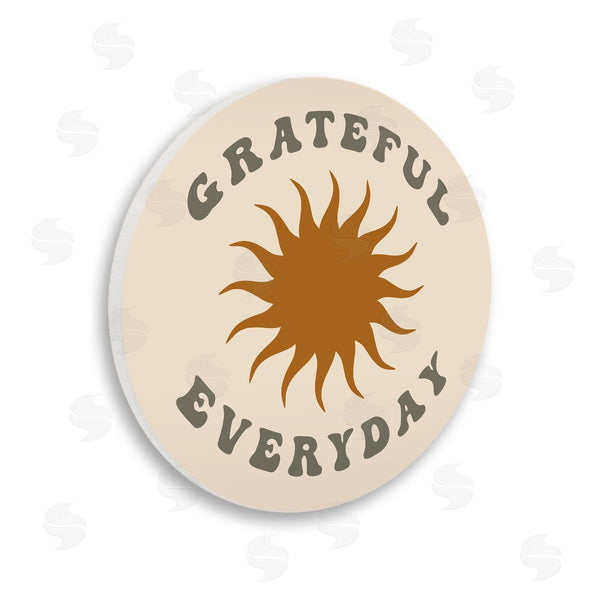 stupell industries Stupell Studio | Grateful Everyday Retro Sun Wall Art