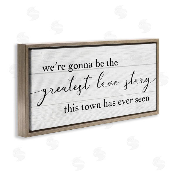 Stupell Industries Stupell Studio | Greatest Love Story In Town Wall Art