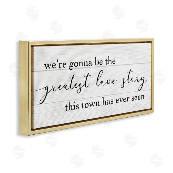 Stupell Industries Stupell Studio | Greatest Love Story In Town Wall Art