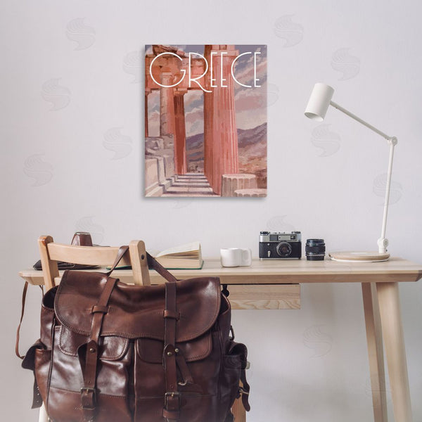Stupell Industries Stupell Studio | Greece City Landmarks Wall Art