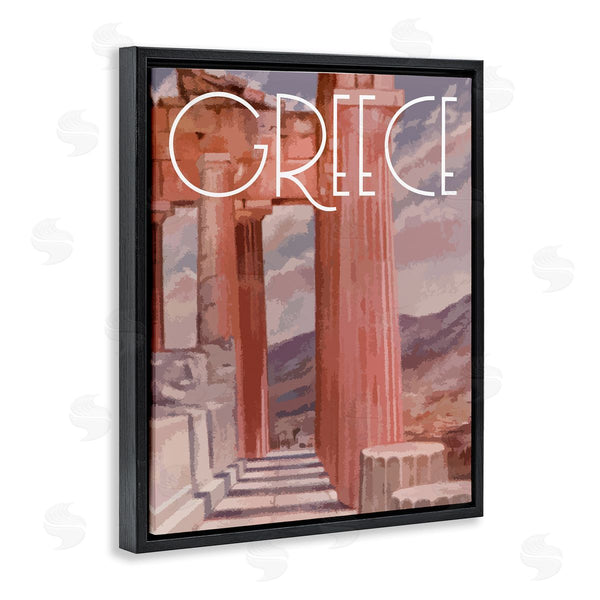 Stupell Industries Stupell Studio | Greece City Landmarks Wall Art