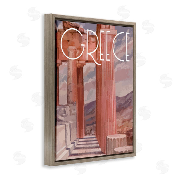 Stupell Industries Stupell Studio | Greece City Landmarks Wall Art