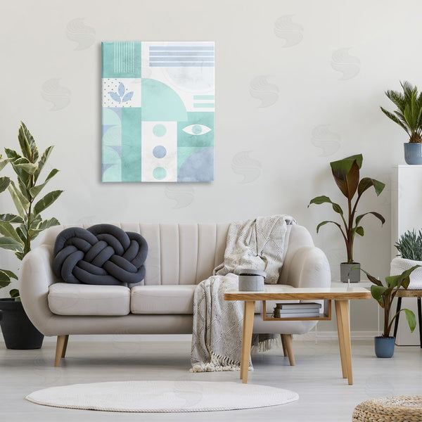 Stupell Industries Stupell Studio | Green Geometric Pattern Wall Art