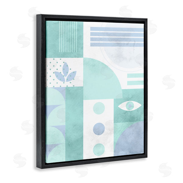 Stupell Industries Stupell Studio | Green Geometric Pattern Wall Art