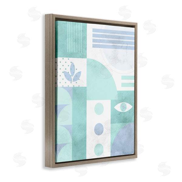 Stupell Industries Stupell Studio | Green Geometric Pattern Wall Art