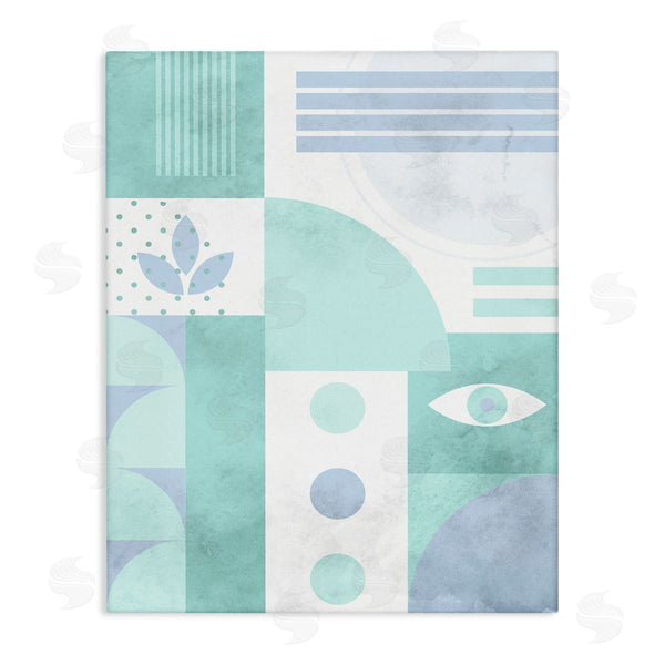 stupell industries Stupell Studio | Green Geometric Pattern Wall Art