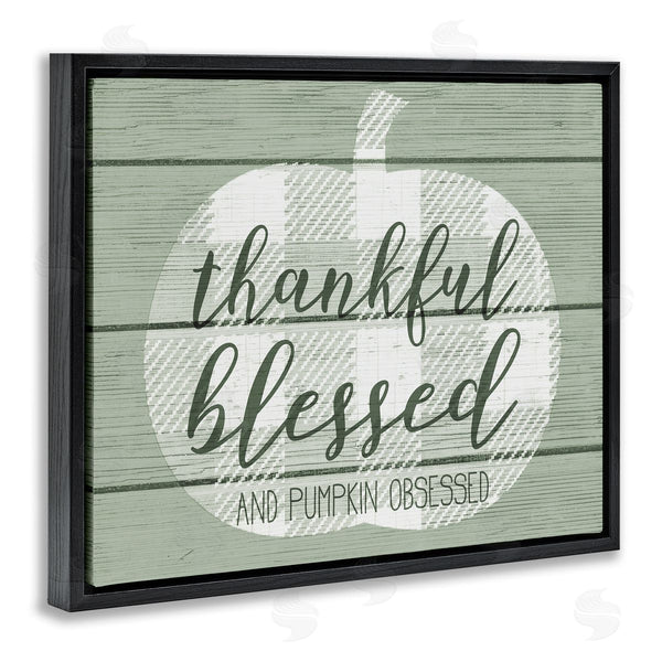 Stupell Industries Stupell Studio | Green Thankful Blessed Pumpkin Harvest
