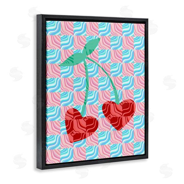 Stupell Industries Stupell Studio | Groovy Checkered Cherries