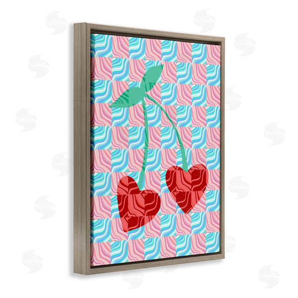 Stupell Industries Stupell Studio | Groovy Checkered Cherries