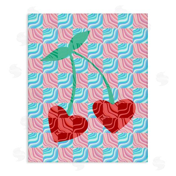 stupell industries Stupell Studio | Groovy Checkered Cherries