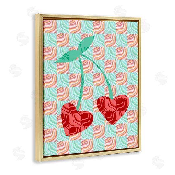 Stupell Industries Stupell Studio | Groovy Patterned Cherries