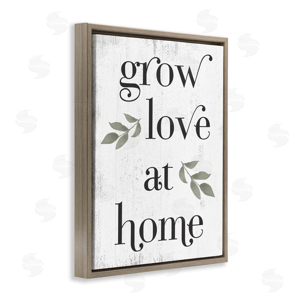 Stupell Industries Stupell Studio | Grow Love At Home Quote Wall Art