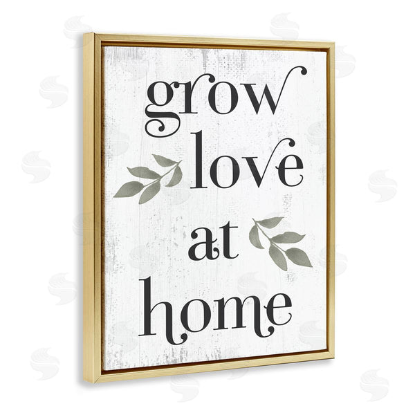 Stupell Industries Stupell Studio | Grow Love At Home Quote Wall Art