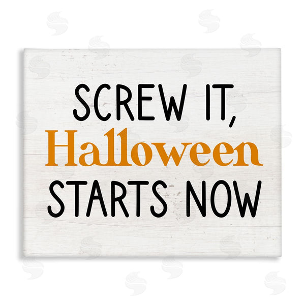 stupell industries Stupell Studio | Halloween Starts Now Phrase