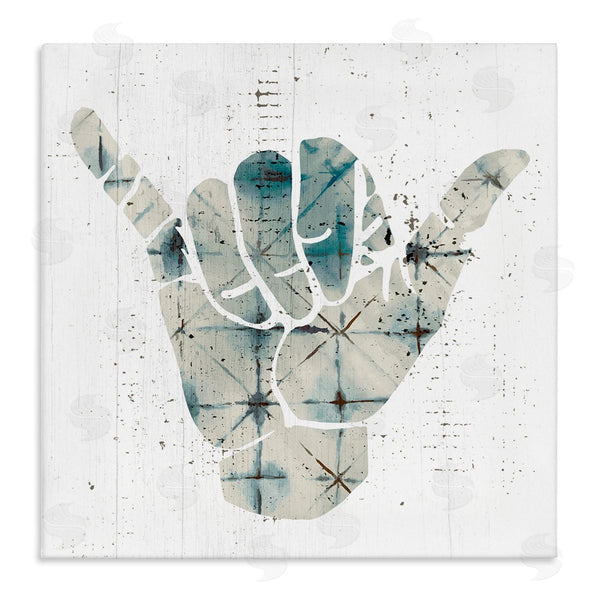 stupell industries Stupell Studio | Hang Loose Hand Sign Modern Abstract Pattern Wall Art