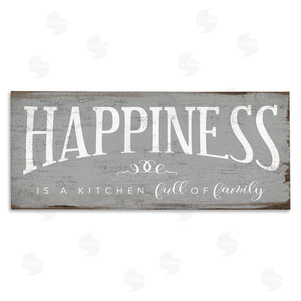 stupell industries Stupell Studio | Happiness is A Full Kitchen Phrase Wall Art