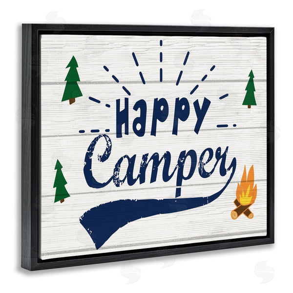 Stupell Industries Stupell Studio | Happy Camper With Trees Wall Art