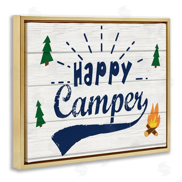 Stupell Industries Stupell Studio | Happy Camper With Trees Wall Art