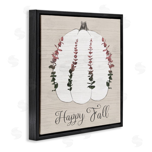 Stupell Industries Stupell Studio | Happy Fall Ombre Eucalyptus Pumpkin Harvest