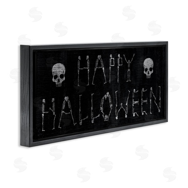 Stupell Industries Stupell Studio | Happy Halloween Skeleton Letters Wall Art