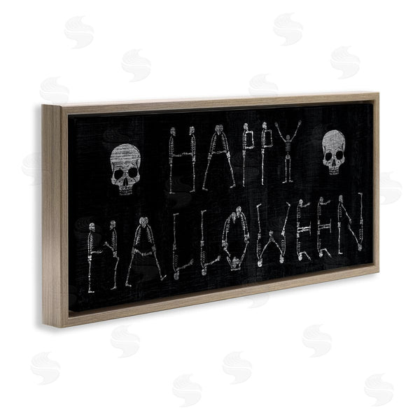 Stupell Industries Stupell Studio | Happy Halloween Skeleton Letters Wall Art