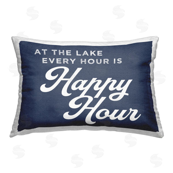 Stupell Industries Stupell Studio | Happy Hour At Lake Printed Throw Pillow