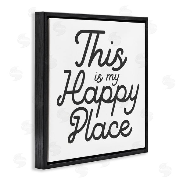 Stupell Industries Stupell Studio | Happy Place Typography Wall Art