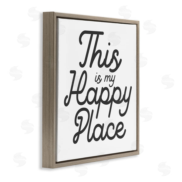 Stupell Industries Stupell Studio | Happy Place Typography Wall Art