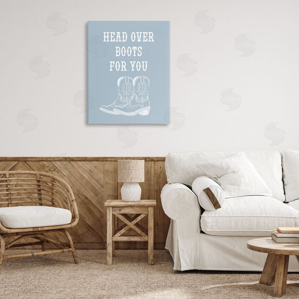 Stupell Industries Stupell Studio | Head Over Boots For You Wall Art
