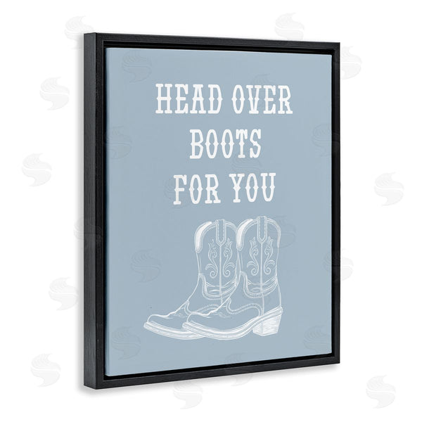 Stupell Industries Stupell Studio | Head Over Boots For You Wall Art