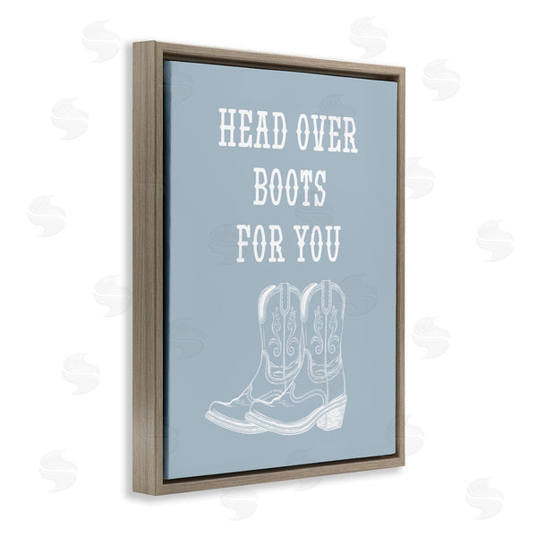 Stupell Industries Stupell Studio | Head Over Boots For You Wall Art