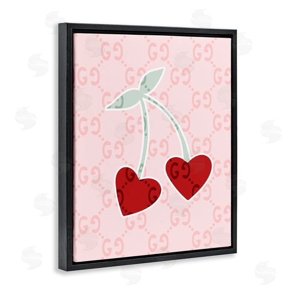 Stupell Industries Stupell Studio | Heart Cherry Pattern Wall Art