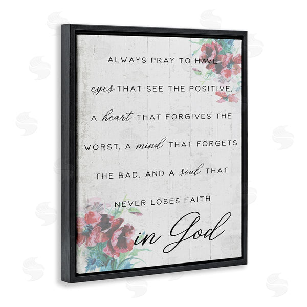 Stupell Industries Stupell Studio | Heart Mind And Soul For God