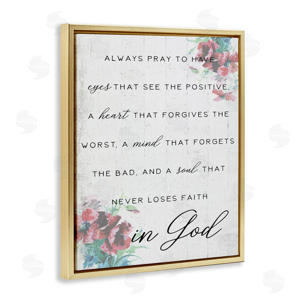 Stupell Industries Stupell Studio | Heart Mind And Soul For God