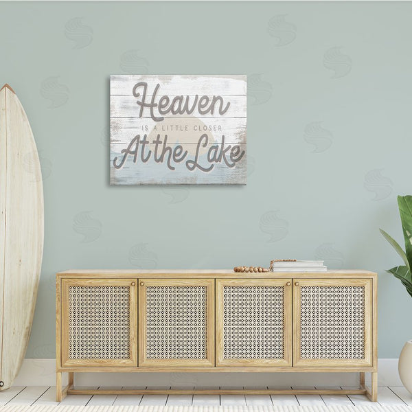 Stupell Industries Stupell Studio | Heaven's Closer At The Lake Wall Art