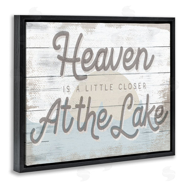 Stupell Industries Stupell Studio | Heaven's Closer At The Lake Wall Art