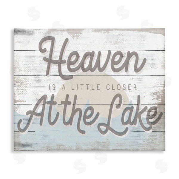 stupell industries Stupell Studio | Heaven's Closer at the Lake Wall Art