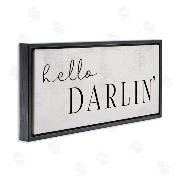 Stupell Industries Stupell Studio | Hello Darlin' Phrase Charming Southern Typography