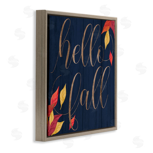 Stupell Industries Stupell Studio | Hello Fall With Autumn Foliage