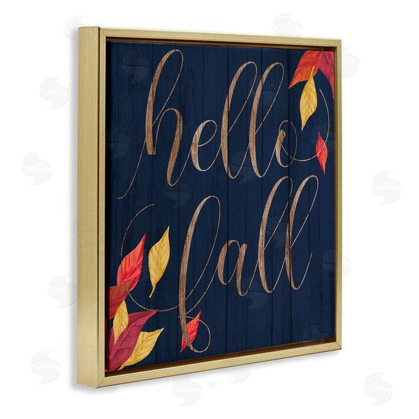 Stupell Industries Stupell Studio | Hello Fall With Autumn Foliage
