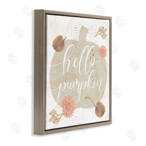 Stupell Industries Stupell Studio | Hello Pumpkin Autumn Harvest Wall Art