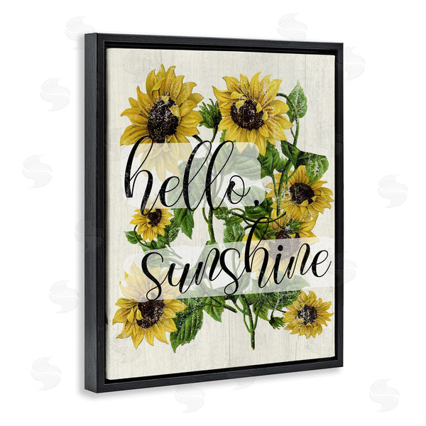 Stupell Industries Stupell Studio | Hello Sunshine Vintage Sunflowers