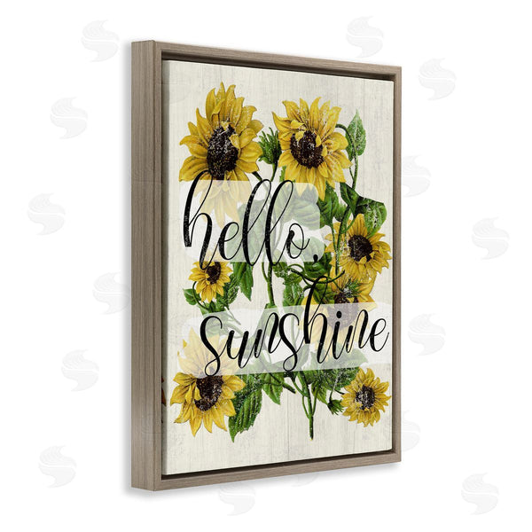 Stupell Industries Stupell Studio | Hello Sunshine Vintage Sunflowers